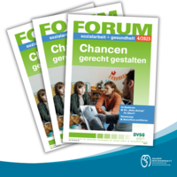 Titelblatt der aktuellen Ausgabe FORUM sozialarbeit + gesundheit 4/2025